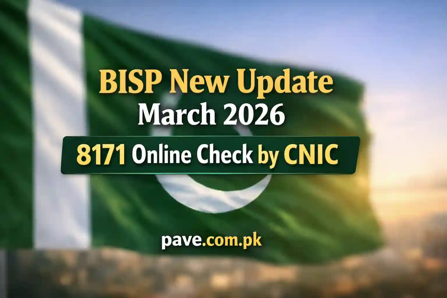BISP New Update March 2026 – 8171 Online Check by CNIC 1 BISP New Update March 2026