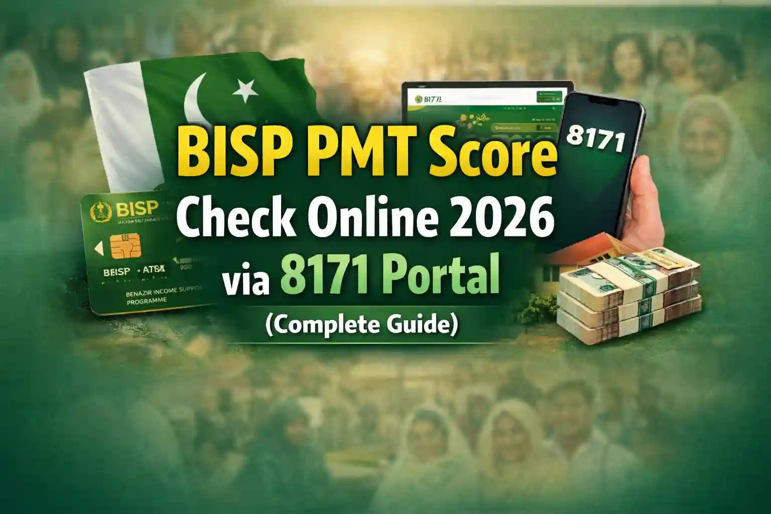 BISP PMT Score Check Online 2026 via 8171 Portal (Complete Guide)
