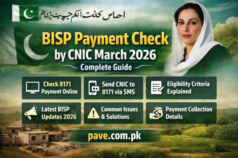 BISP Payment Check by CNIC March 2026 Complete Guide 9 BISP Payment Check by CNIC March 2026 BISP Payment Check by CNIC March 2026