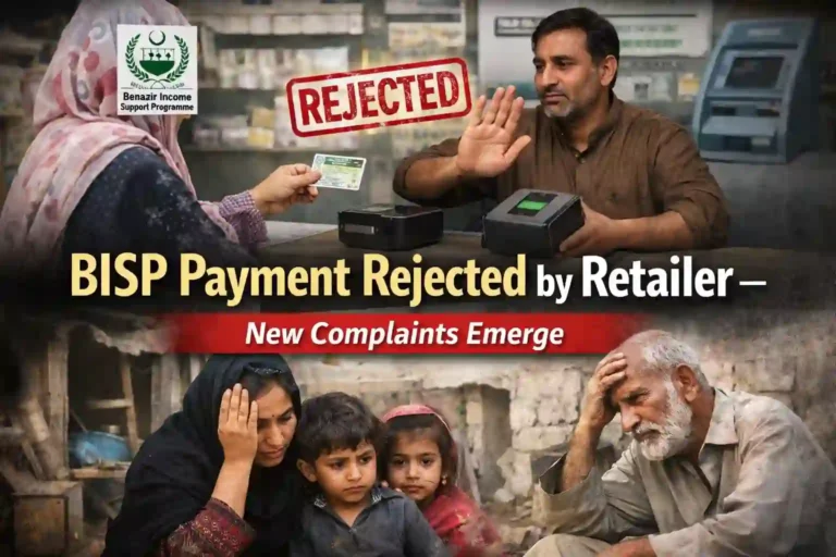 BISP Payment Rejected by Retailer
