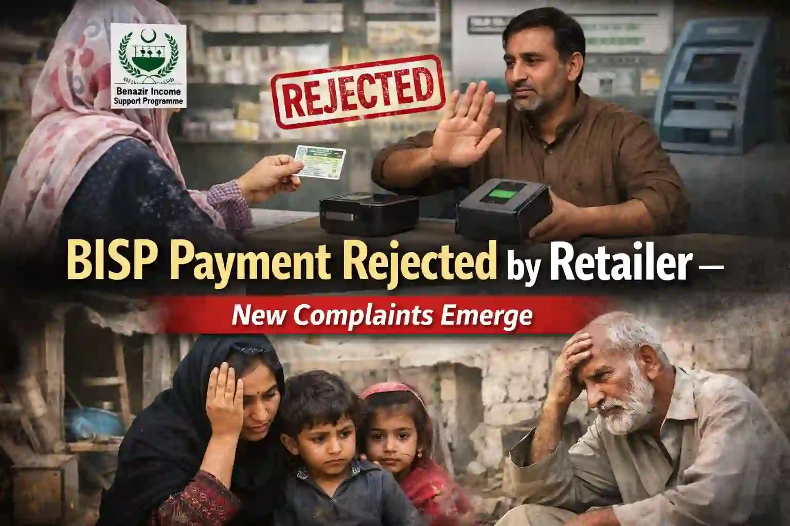 BISP Payment Rejected by Retailer