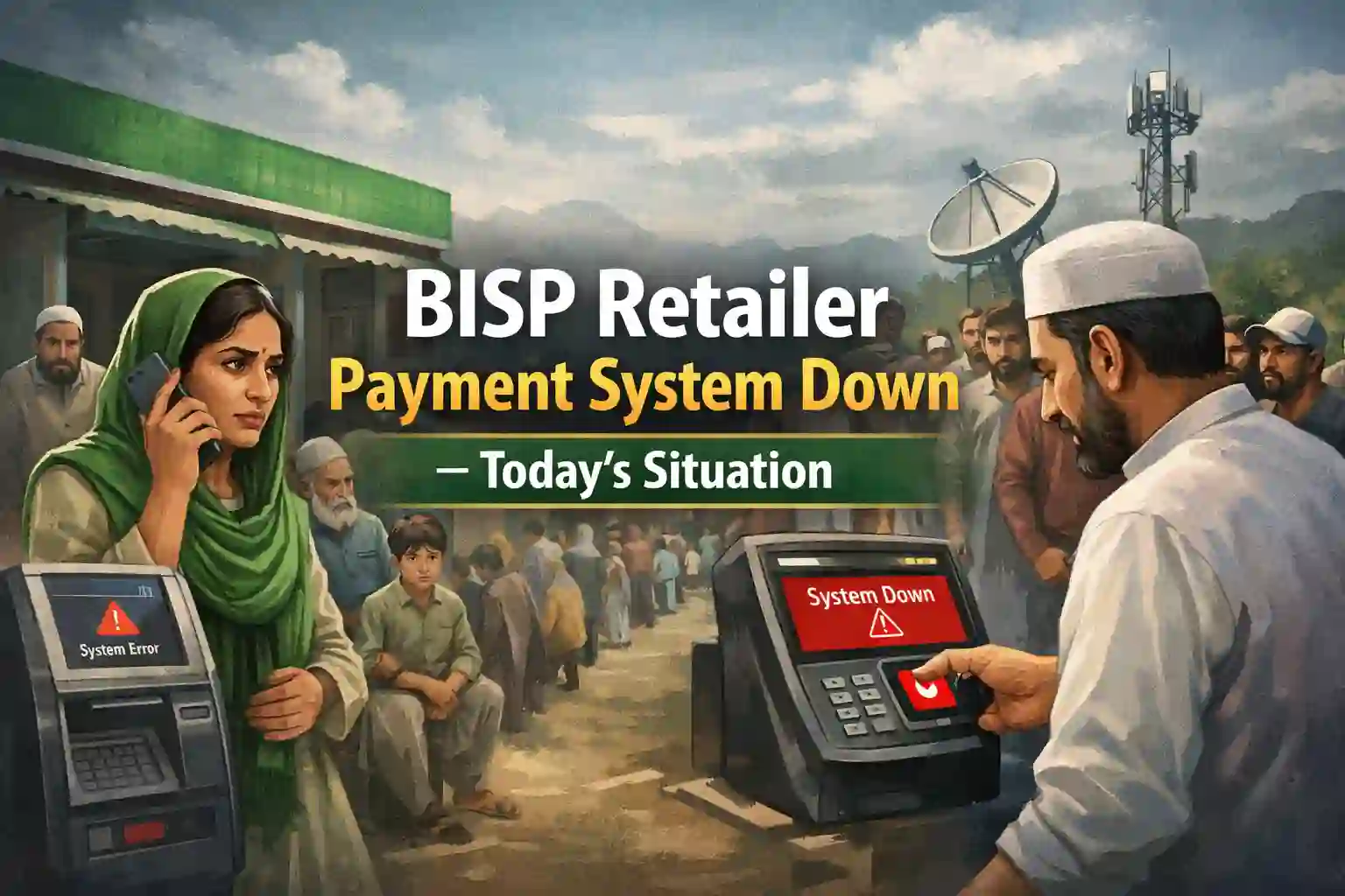 BISP Retailer Payment System Down