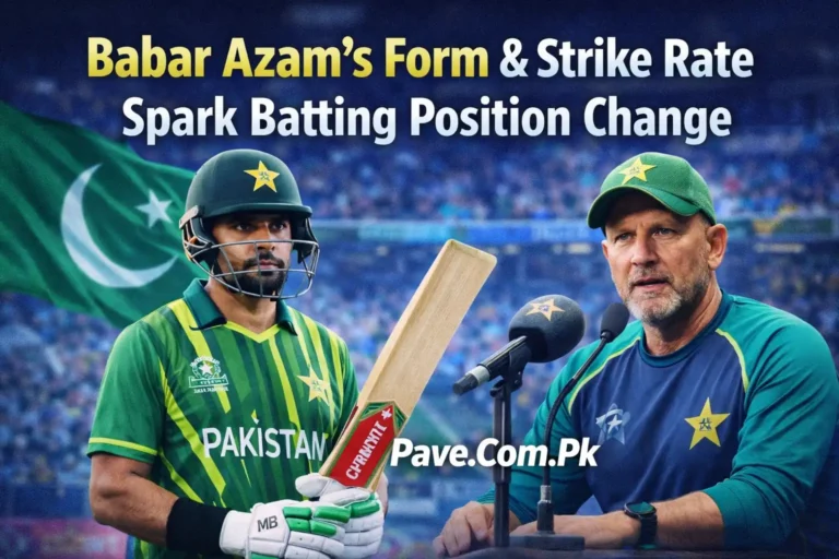 Babar Azam’s Form & Strike Rate Spark Batting Position Change