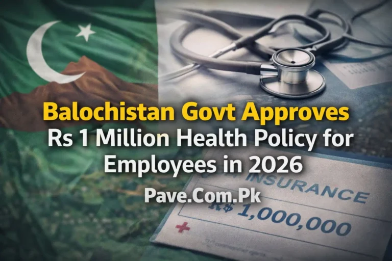 Balochistan Govt Approves Rs 1 Million Health Policy for Employees in 2026