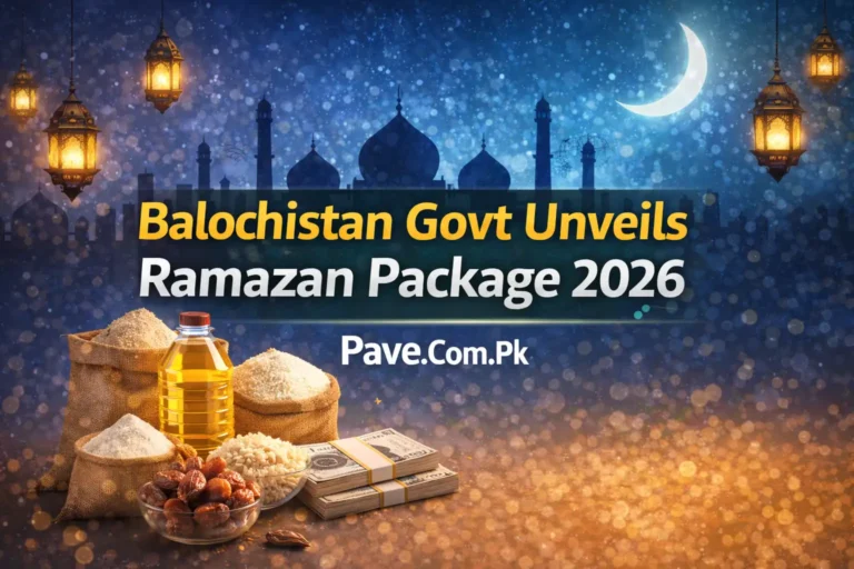 Balochistan Govt Unveils Ramazan Package 2026