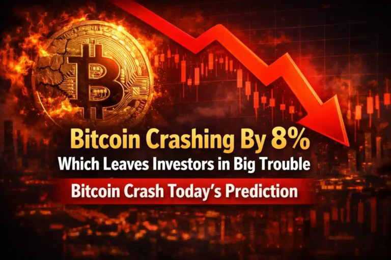 Bitcoin Crashing By 8% Which Leaves Investors in Big Trouble