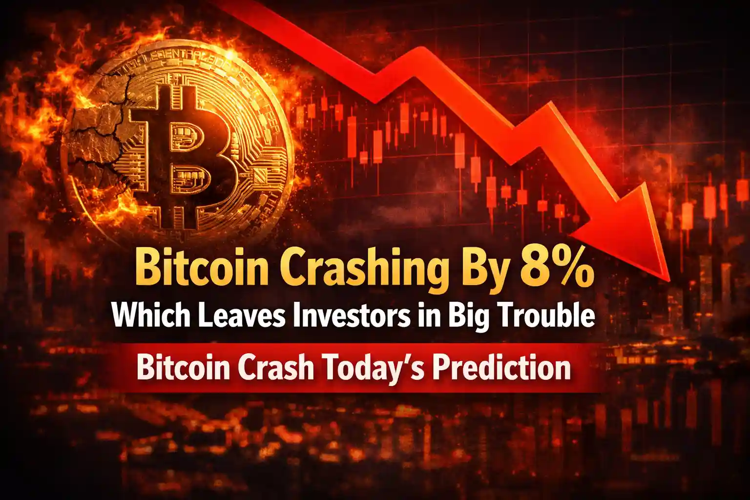 Bitcoin Crashing By 8% Which Leaves Investors in Big Trouble