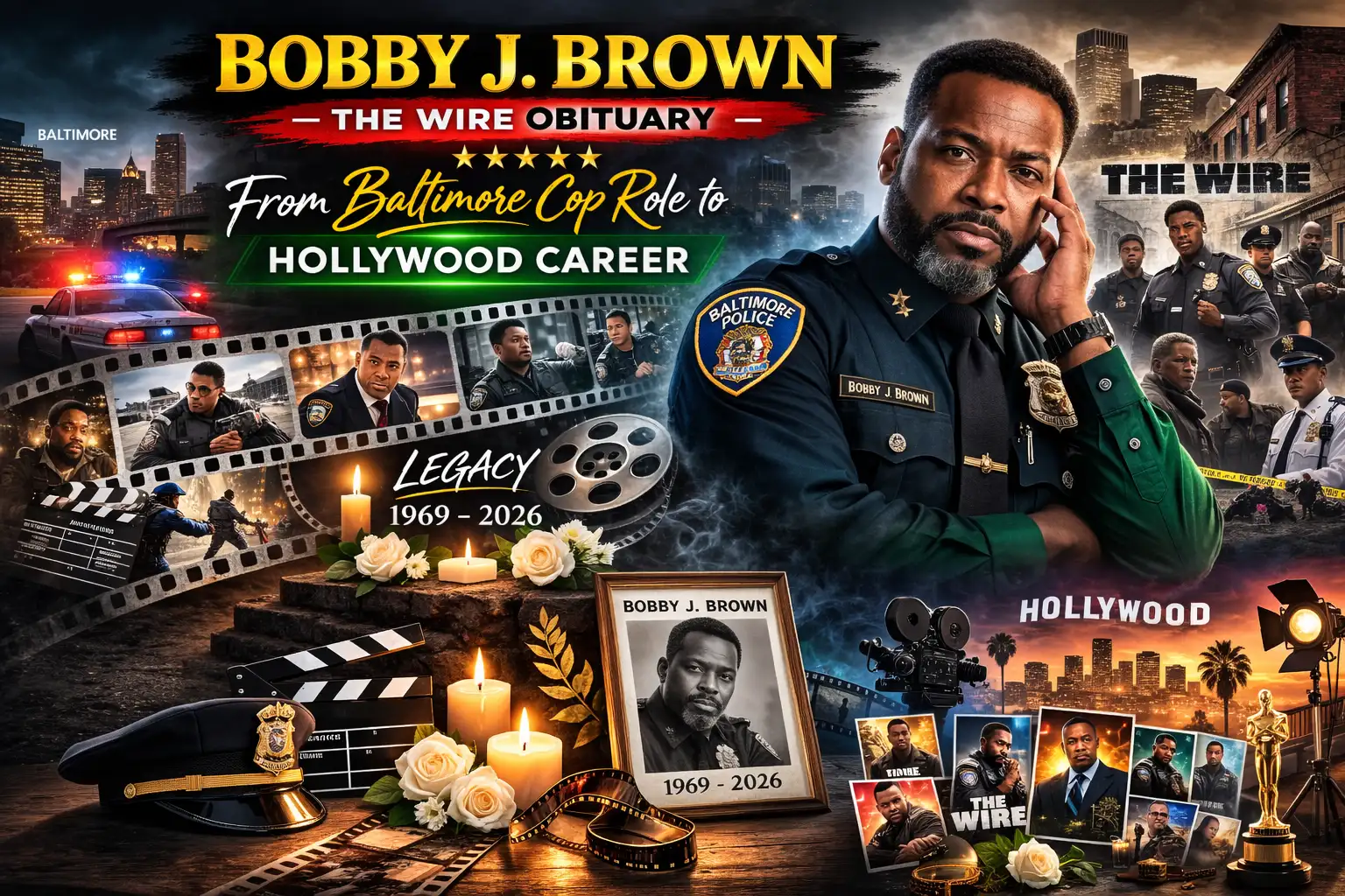 Bobby J Brown The Wire Obituary – From Baltimore Cop Role to Hollywood Career 1 Bobby J Brown The Wire Obituary – From Baltimore Cop Role to Hollywood Career
