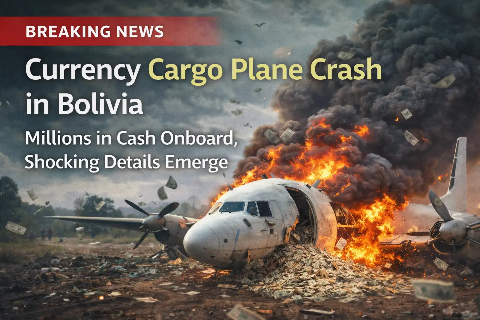 Breaking News: Currency Cargo Plane Crash in Bolivia – Millions in Cash Onboard, Shocking Details Emerge 1 Breaking News Currency Cargo Plane Crash in Bolivia – Millions in Cash Onboard, Shocking Details Emerge