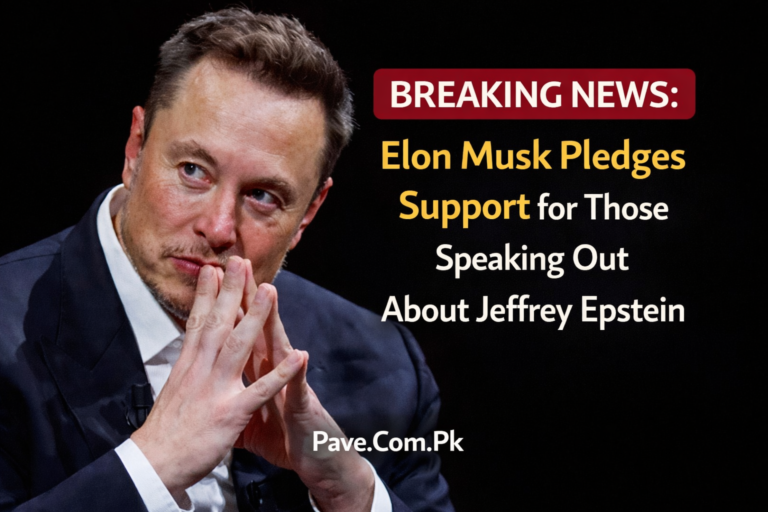 Breaking News: Elon Musk Pledges Support for Those Speaking Out About Jeffrey Epstein