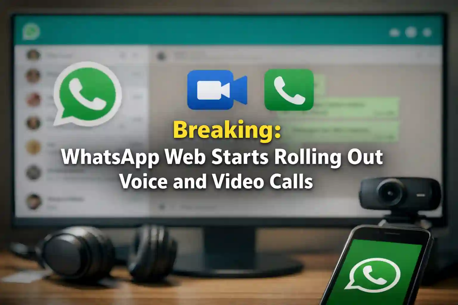 Breaking WhatsApp Web Starts Rolling Out Voice and Video Calls