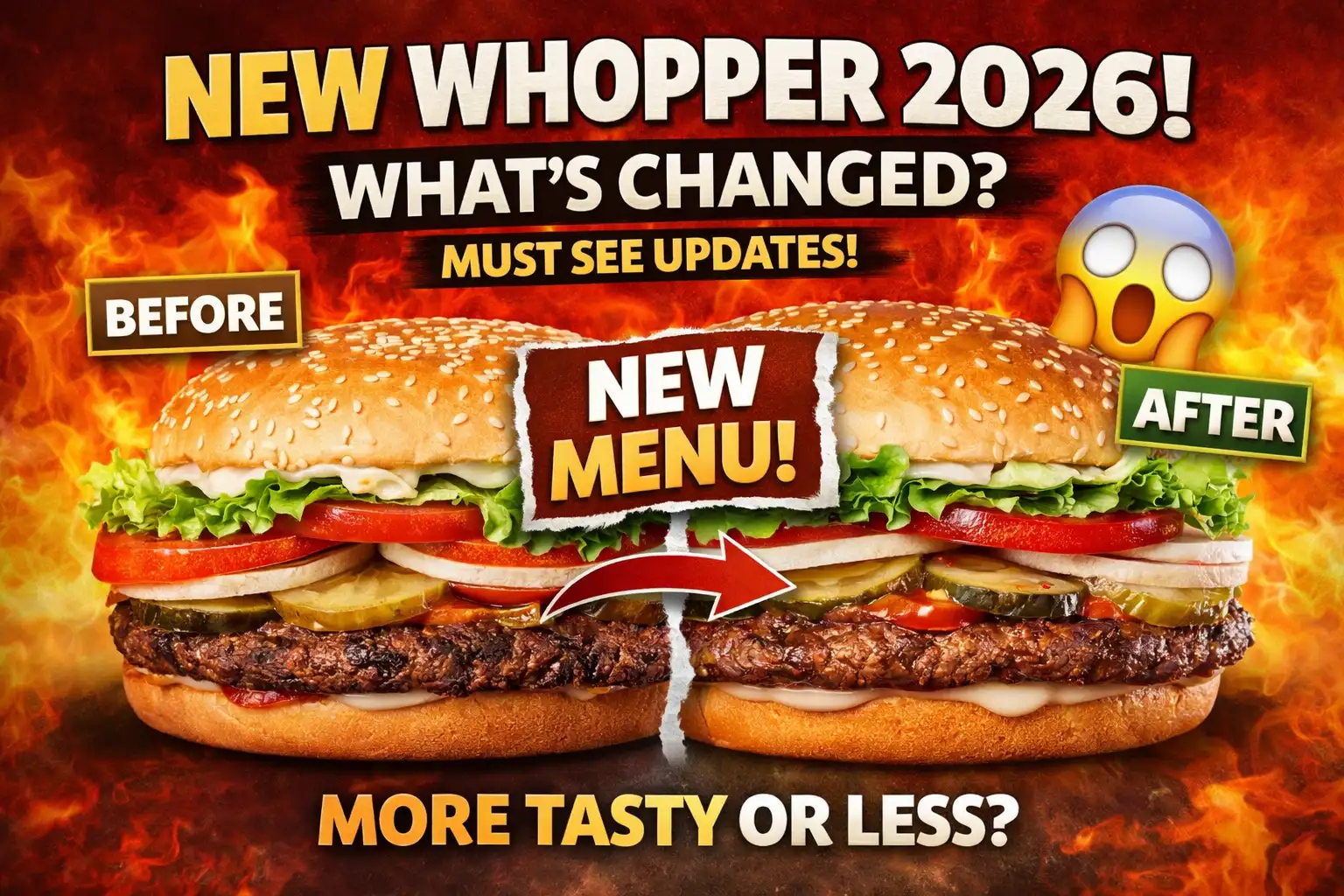 Burger King Whopper Changes 2026: What’s New, What’s Removed & Why It Matters 1 Burger King Whopper Changes 2026 What’s New, What’s Removed & Why It Matters