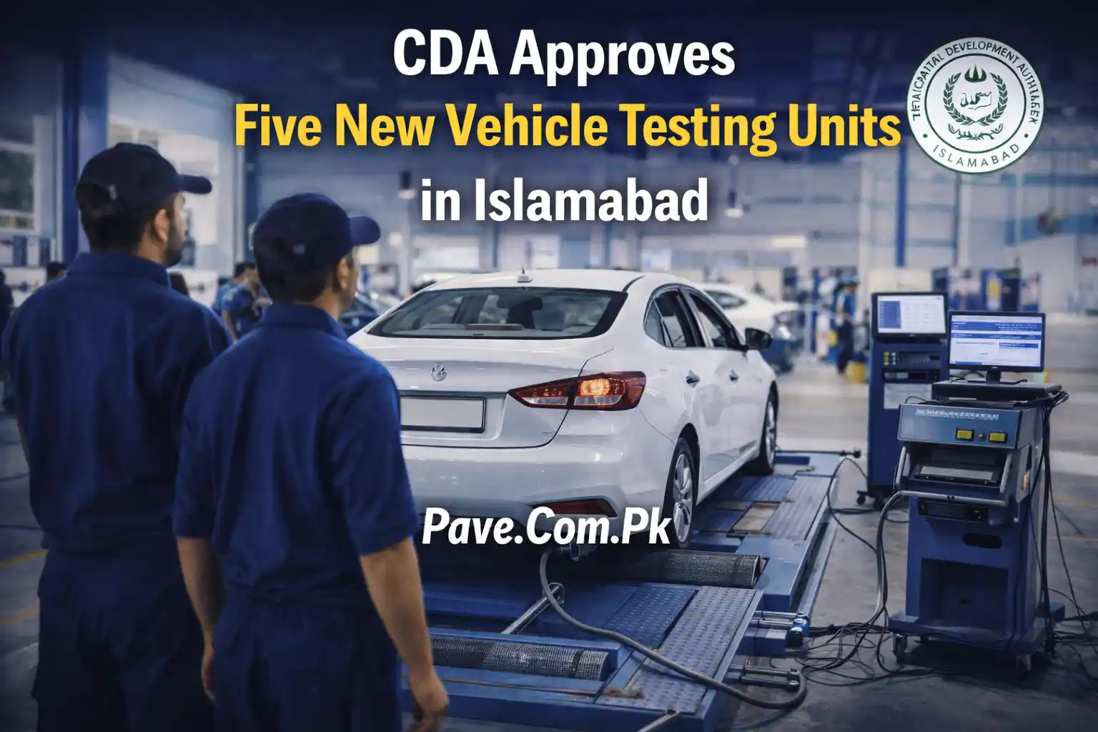 CDA Approves Five New Vehicle Testing Units in Islamabad