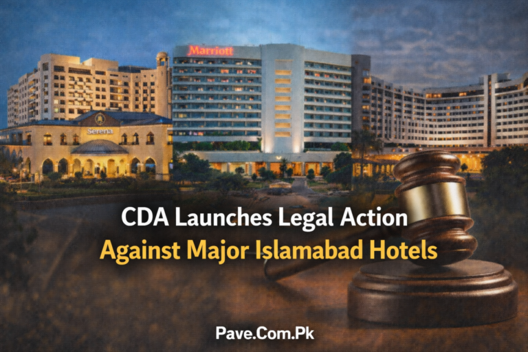 CDA Initiates Legal Action Against Leading Islamabad Hotels