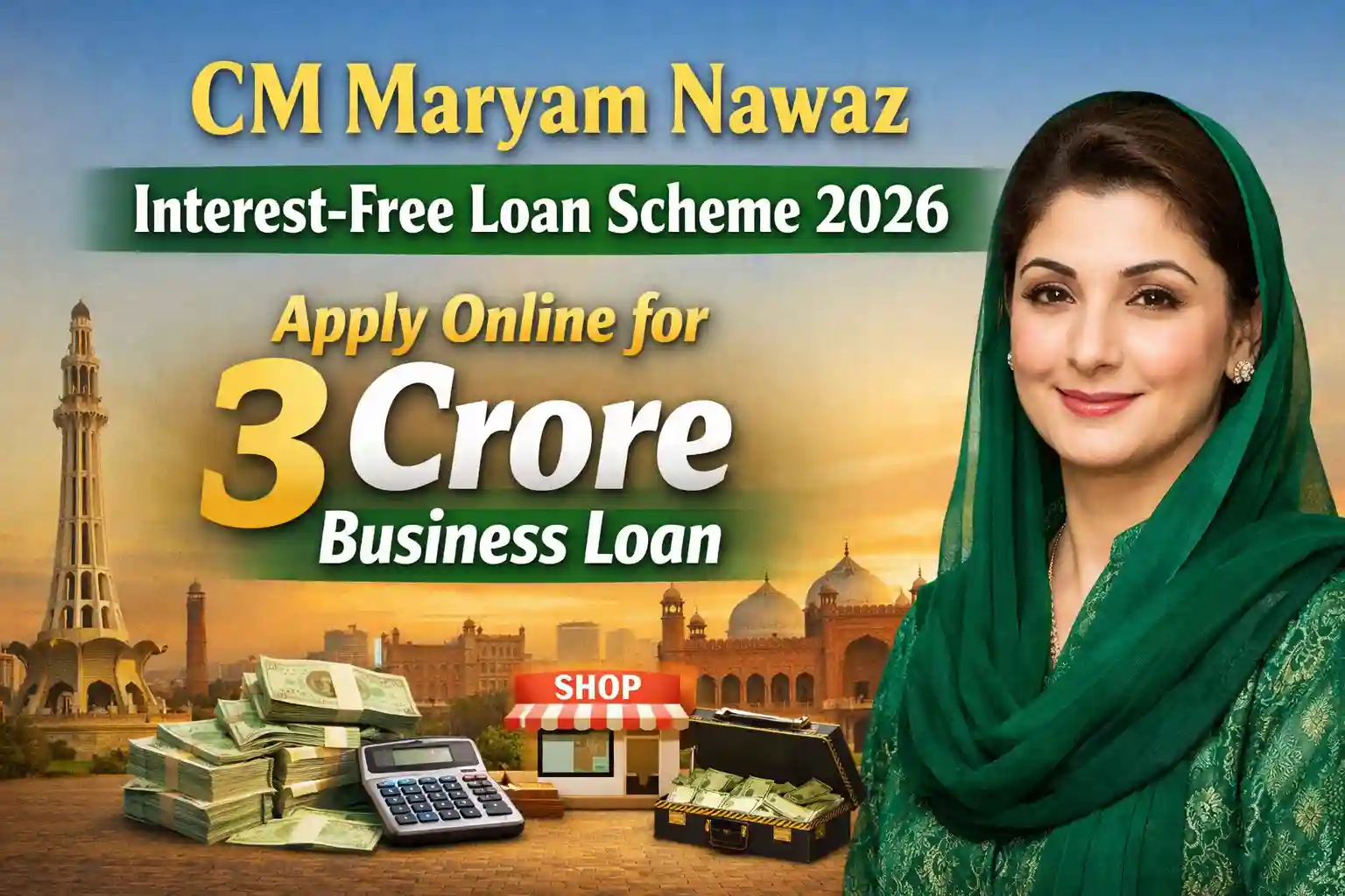 CM Maryam Nawaz Interest-Free Loan Scheme 2026 – Apply Online for 3 Crore Business Loan 1 CM Maryam Nawaz Interest-Free Loan Scheme 2026