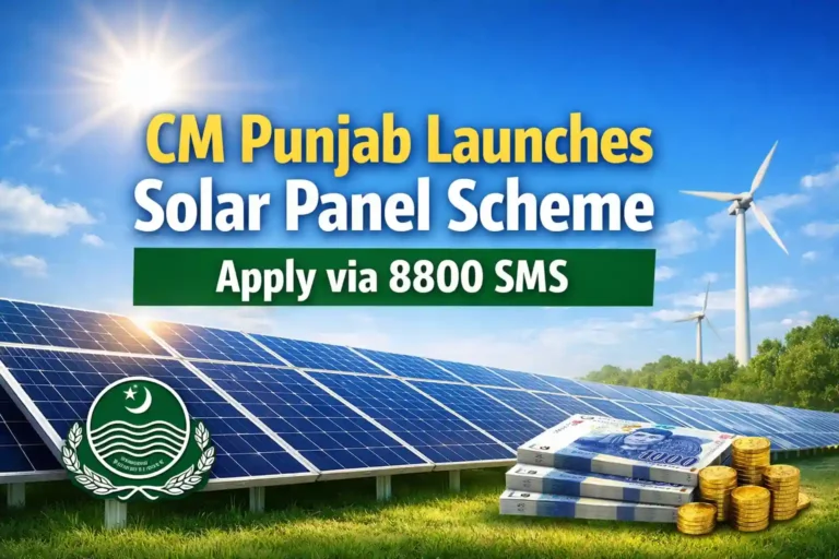 CM Punjab Launches Solar Panel Scheme