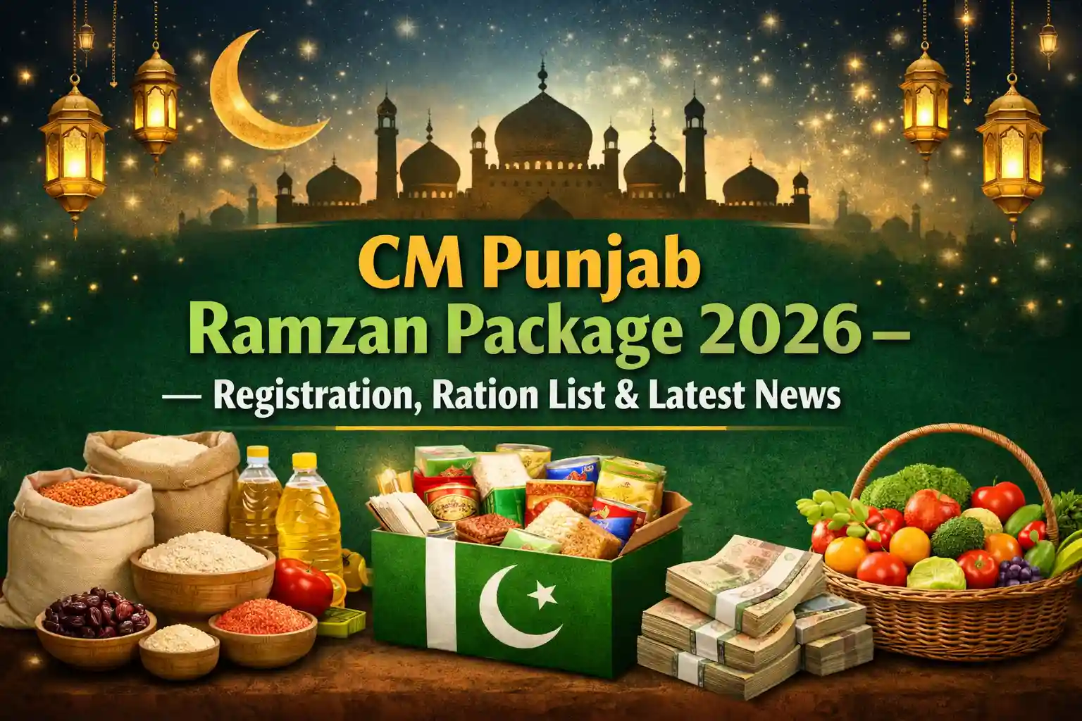 CM Punjab Ramzan Package 2026 – Registration, Ration List & Latest News 1 CM Punjab Ramzan Package 2026