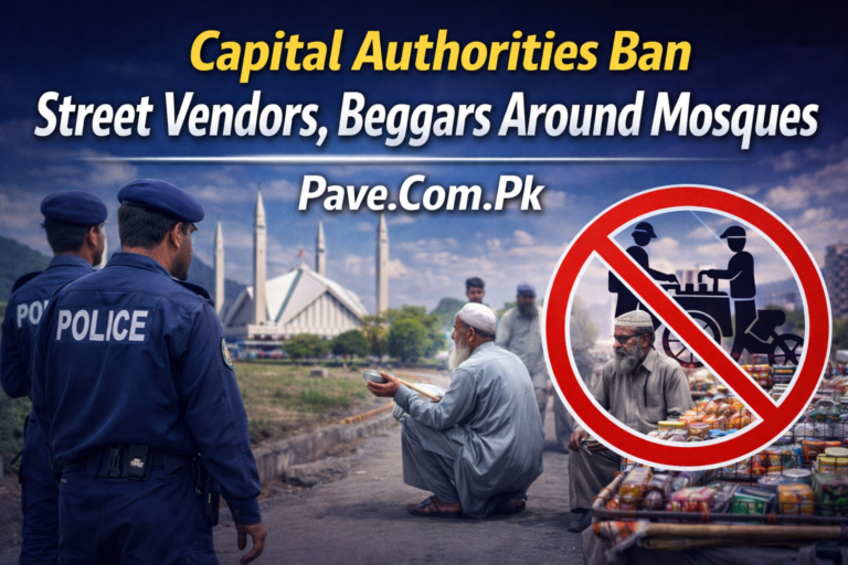Capital Authorities Ban Street Vendors, Beggars Around Mosques