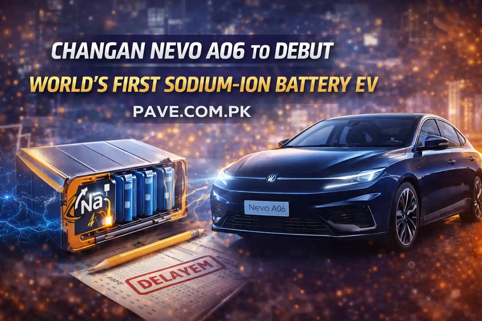 Changan Nevo A06 to Debut World’s First Sodium-Ion Battery EV