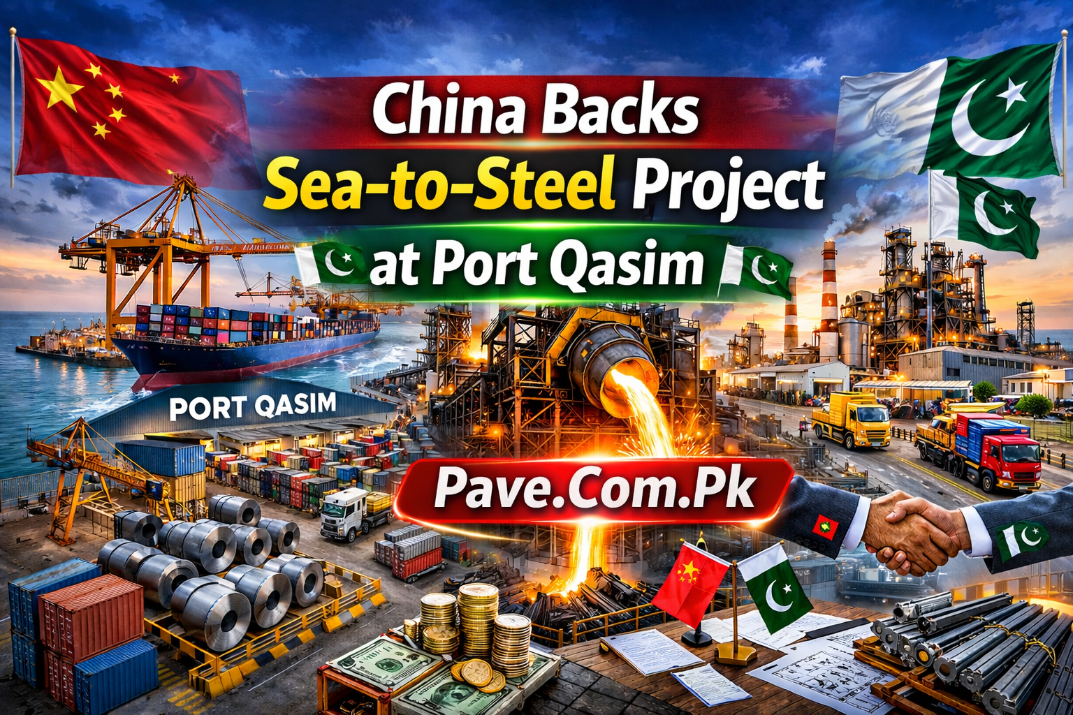 China-Backed Energy Company Supports Major Sea-to-Steel Project in Pakistan 1 China Backed Energy Company Supports Major Sea to Steel Project in Pakistan