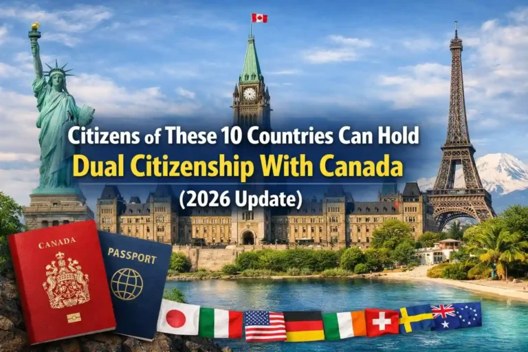 Citizens of These 10 Countries Can Hold Dual Citizenship With Canada (2026 Update)