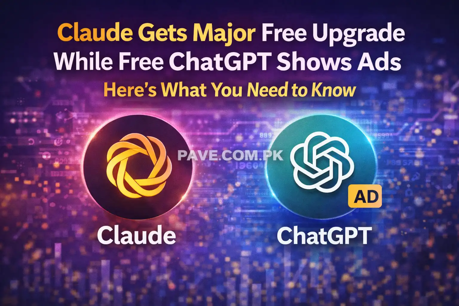 Claude Gets Major Free Upgrade While Free ChatGPT Shows Ads – Here’s What You Need to Know