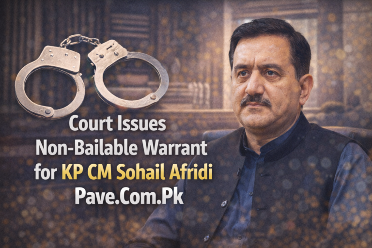 Court Issues Non-Bailable Warrant for KP CM Sohail Afridi 8 Court Issues Non-Bailable Warrant for KP CM Sohail Afridi
