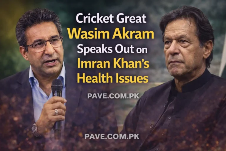 Cricket Great Wasim Akram Speaks Out on Imran Khan’s Health Issues