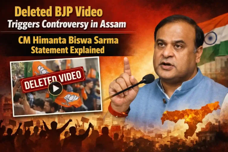 Deleted BJP Video Triggers Controversy in Assam