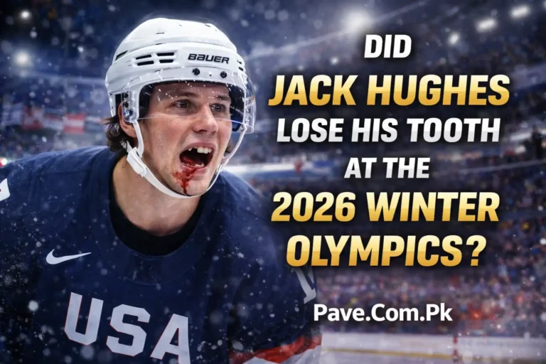 Did Jack Hughes Lose His Tooth at the 2026 Winter Olympics