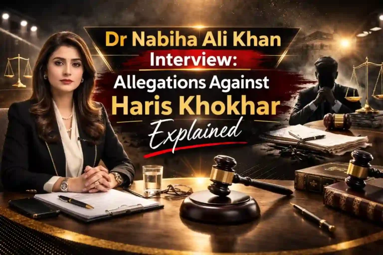 Dr Nabiha Ali Khan Interview Allegations Against Haris Khokhar Explained