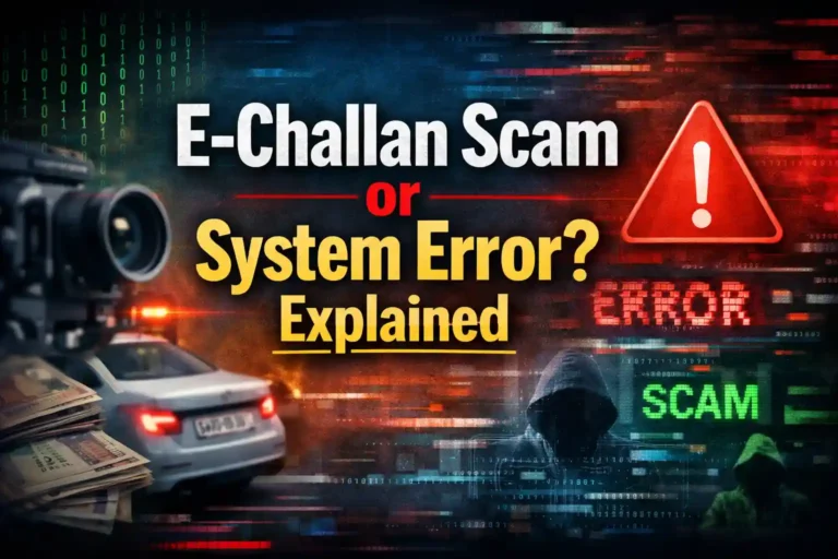 E-Challan Scam or System Error? Explained 3 E-Challan Scam or System Error Explained