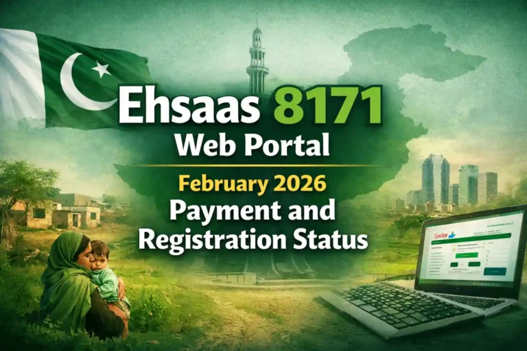 Ehsaas 8171 Web Portal February 2026
