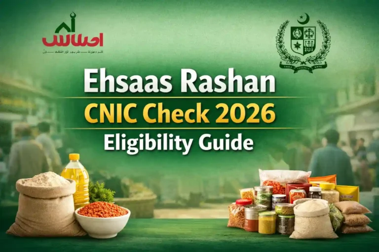 Ehsaas Rashan CNIC Check 2026 Eligibility Guide 4 Ehsaas Rashan CNIC Check 2026 Eligibility Guide
