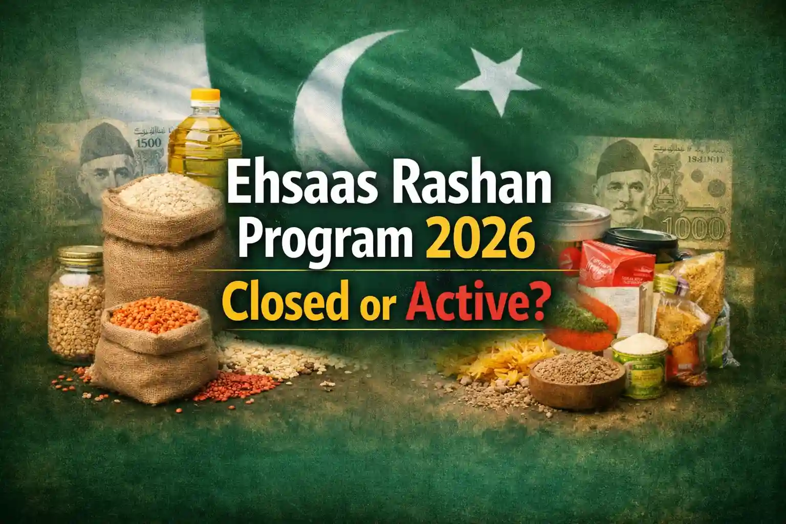 Ehsaas Rashan Program 2026 Closed or Active? 1 Ehsaas Rashan Program 2026 Closed or Active