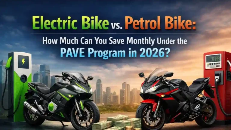 Electric Bike vs. Petrol Bike: How Much Can You Save Monthly Under the PAVE Program in 2026? 3 Electric Bike vs. Petrol Bike