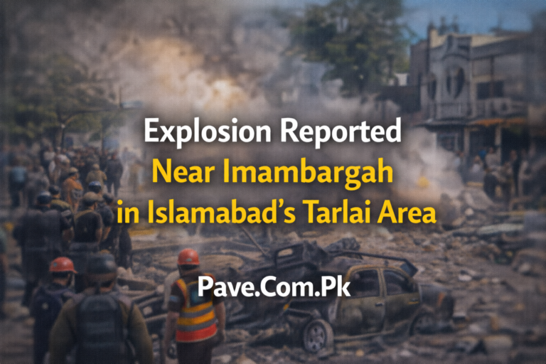 Explosion Reported Near Imambargah in Islamabad’s Tarlai Area 5 Explosion Reported Near Imambargah in Islamabad’s Tarlai Area