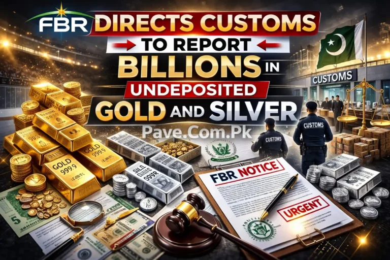 FBR Directs Customs to Report Billions in Undeposited Gold and Silver 5 FBR Directs Customs to Report Billions in Undeposited Gold and Silver