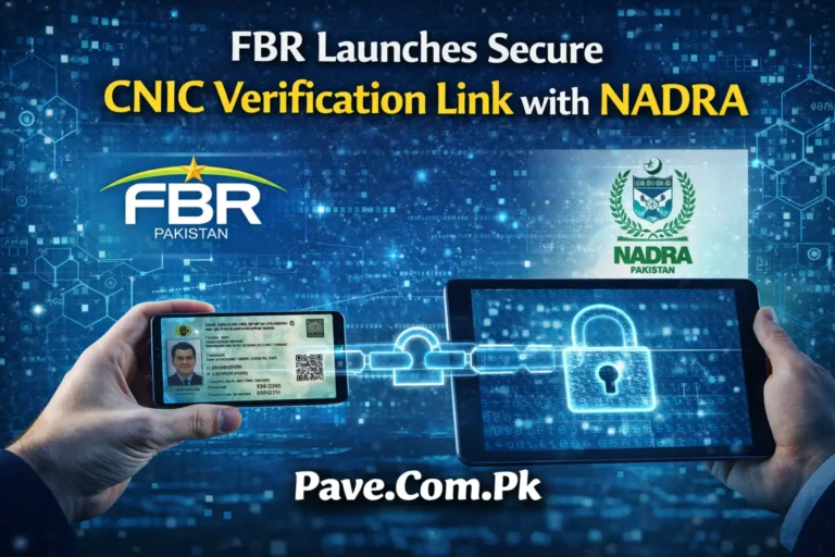 FBR Launches Secure CNIC Verification Link with NADRA
