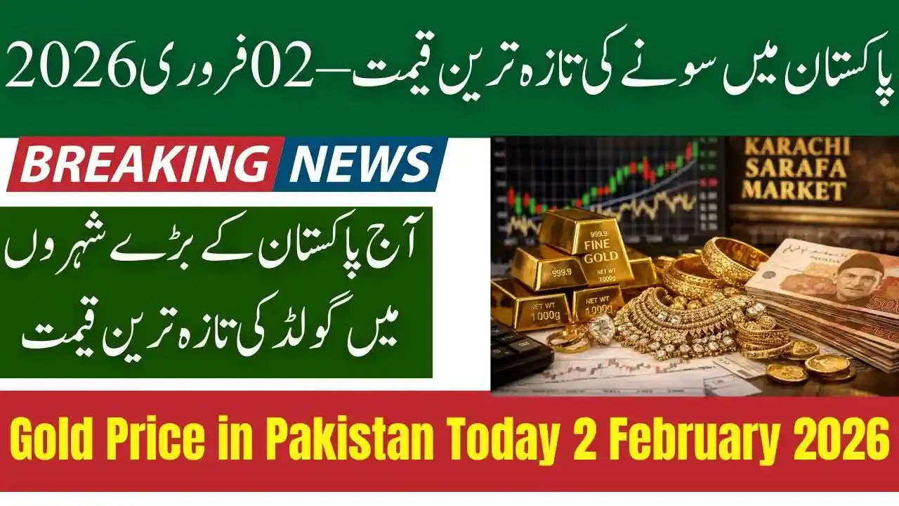 Gold Price in Pakistan Today 2 February 2026 – Latest Update