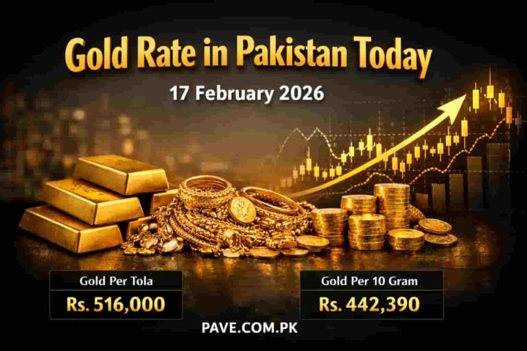 Gold Rate in Pakistan Today 17 February 2026 | Per Tola & Per Gram 7 Gold Rate in Pakistan Today 17 February 2026