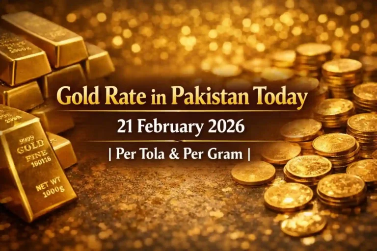 Gold Rate in Pakistan Today 21 February 2026 | Per Tola & Per Gram 3 Gold Rate in Pakistan Today 21 February 2026 Per Tola & Per Gram
