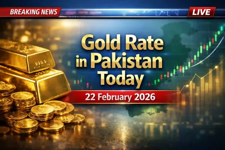 Gold Rate in Pakistan Today 22 February 2026 | Per Tola & Per Gram 2 Gold Rate in Pakistan Today 22 February 2026