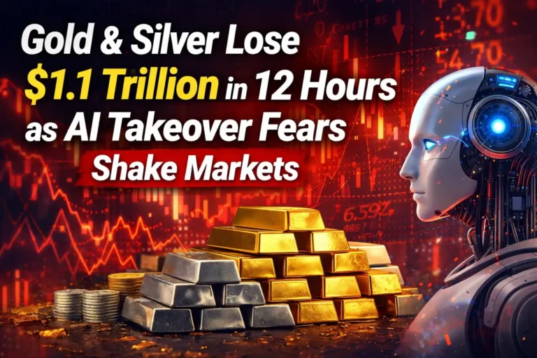 Gold & Silver Lose $1.1 Trillion in 12 Hours as AI Takeover Fears Shake Markets 3 Gold & Silver Lose $1.1 Trillion in 12 Hours as AI Takeover Fears Shake Markets