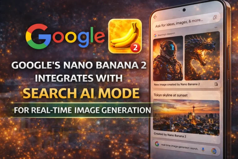 Google’s Nano Banana 2 Integrates With Search AI Mode for Real-Time Image Generation
