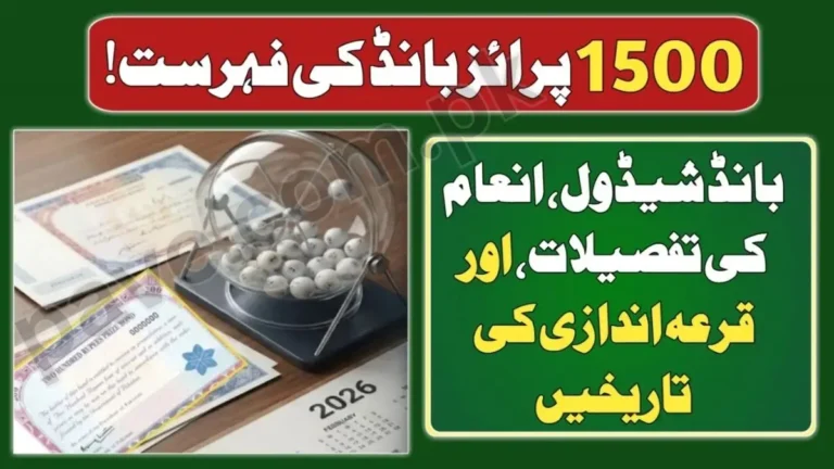 1500 Prize Bond List 2026 Online Check – Latest Draw Result by National Savings Pakistan
