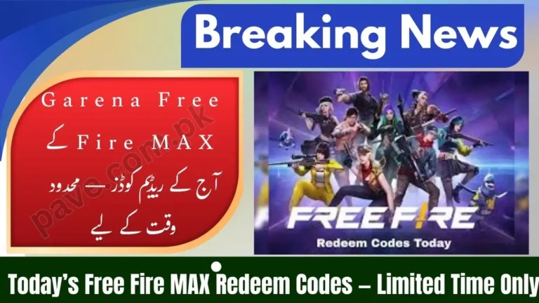 Today’s Garena Free Fire MAX Redeem Codes – Hurry Up