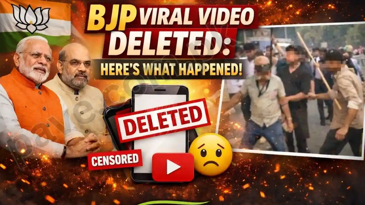 BJP Viral Video Deleted: Here’s What Happened 1 BJP Viral Video Deleted: Here’s What Happened