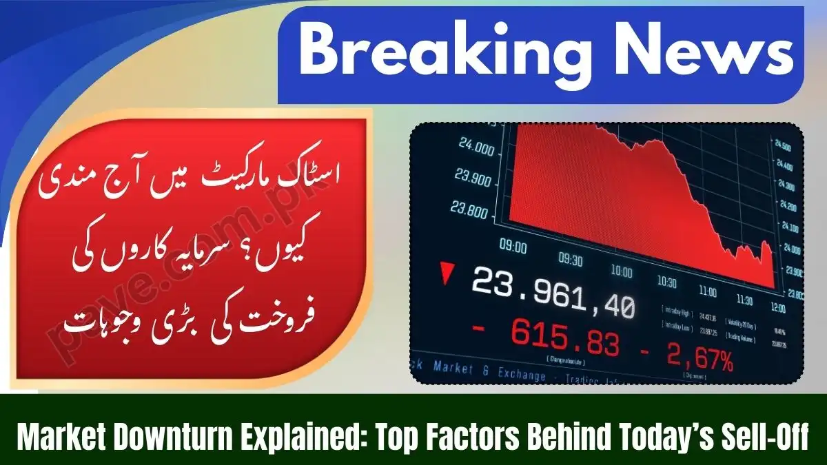 Why Is the Stock Market Down Today? Key Reasons Behind the Sell-Off