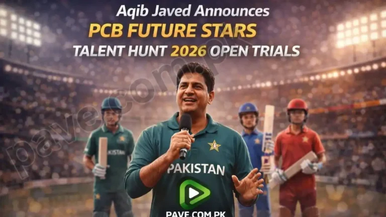 Aqib Javed Announces PCB Future Stars Talent Hunt 2026 Open Trials 5 Aqib Javed Announces PCB Future Stars Talent Hunt 2026 Open Trials